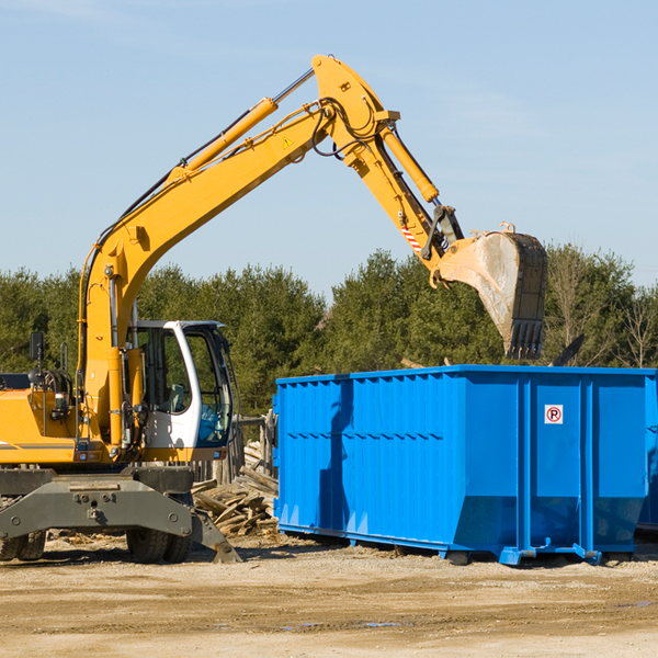 are there any restrictions on where a residential dumpster can be placed in Middlebury Indiana